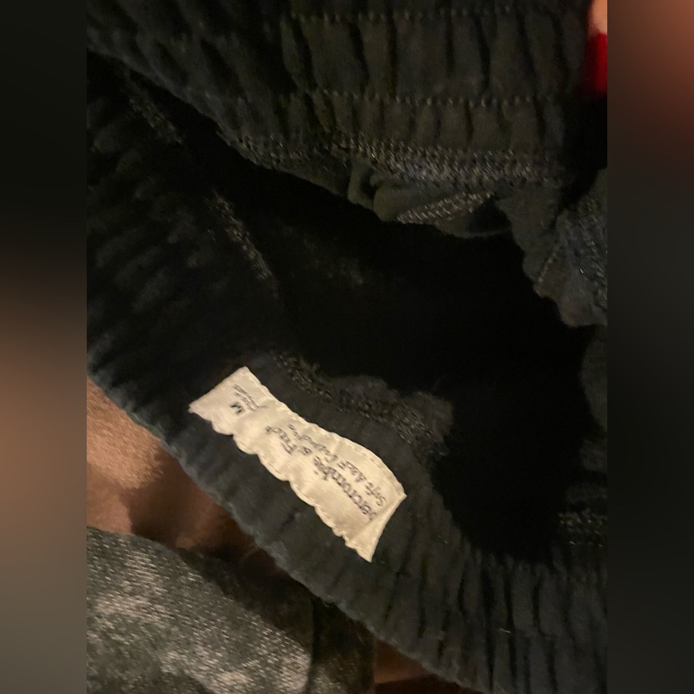 Abercrombie soft joggers black size M like new